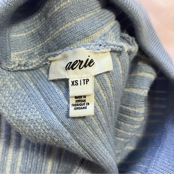 🖤2FOR$30 NWOT Aerie Off-The-Shoulder Ribbed Knit Crop Top - Picture 5 of 6